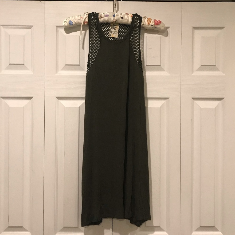 Army Green Dress/Cover Up